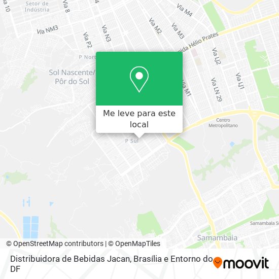 Distribuidora de Bebidas Jacan mapa