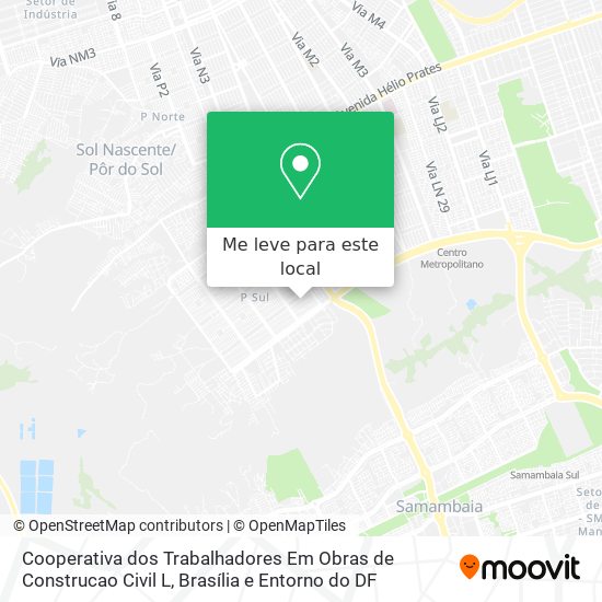 Cooperativa dos Trabalhadores Em Obras de Construcao Civil L mapa