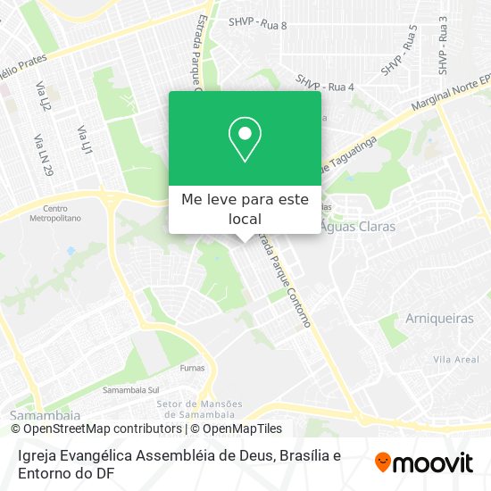 Igreja Evangélica Assembléia de Deus mapa