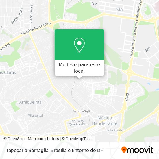 Tapeçaria Sarnaglia mapa