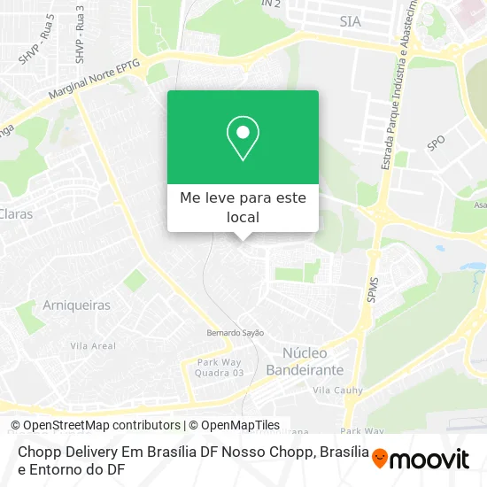 Chopp Delivery Em Brasília DF Nosso Chopp mapa