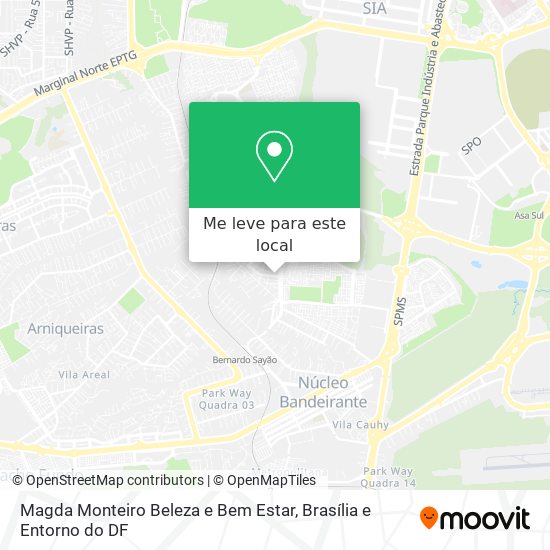 Magda Monteiro Beleza e Bem Estar mapa