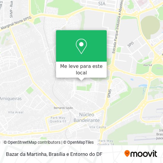 Bazar da Martinha mapa