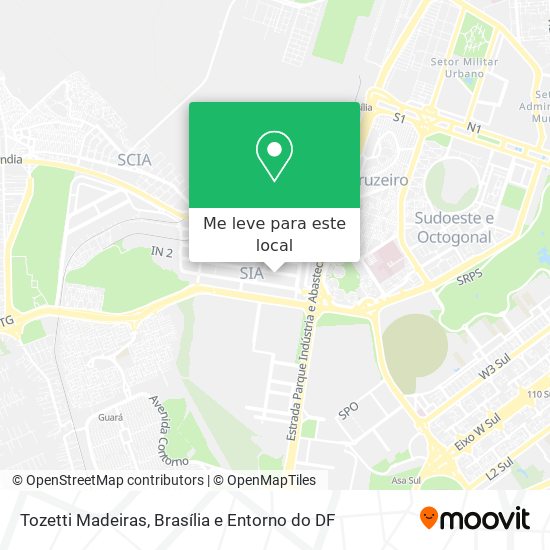 Tozetti Madeiras mapa