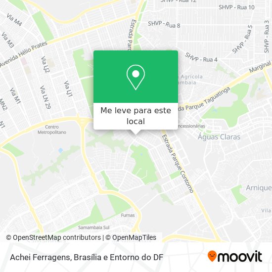 Achei Ferragens mapa