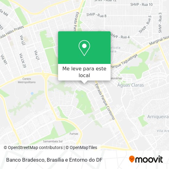 Banco Bradesco mapa