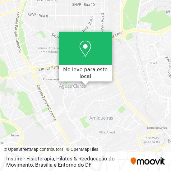 Inspire - Fisioterapia, Pilates & Reeducação do Movimento mapa