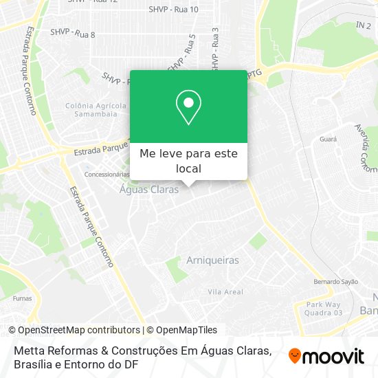 Metta Reformas & Construções Em Águas Claras mapa