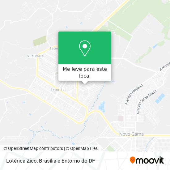 Lotérica Zico mapa