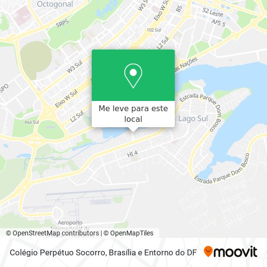 Colégio Perpétuo Socorro mapa