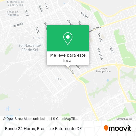 Banco 24 Horas mapa