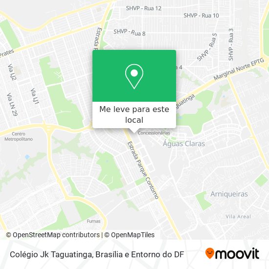 Colégio Jk Taguatinga mapa