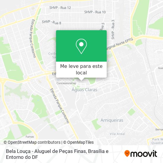 Bela Louça - Aluguel de Peças Finas mapa
