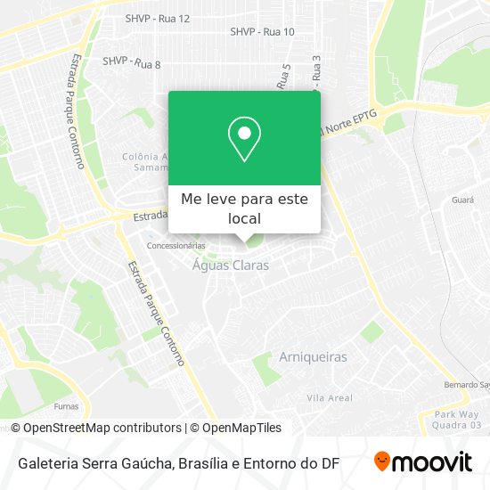 Galeteria Serra Gaúcha mapa