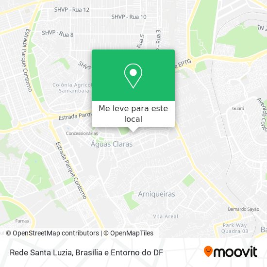 Rede Santa Luzia mapa