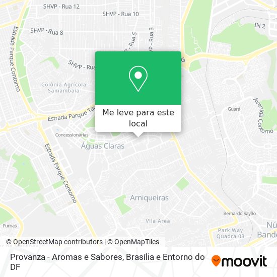 Provanza - Aromas e Sabores mapa