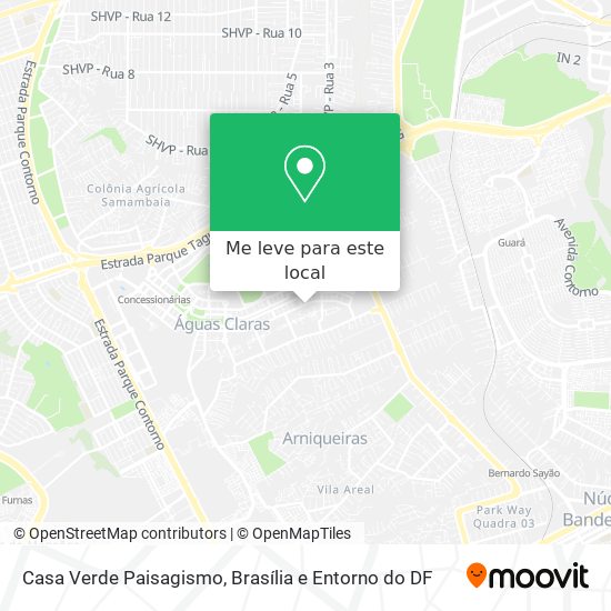 Casa Verde Paisagismo mapa