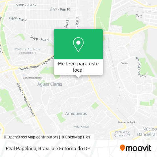 Real Papelaria mapa