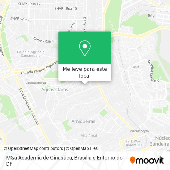 M&a Academia de Ginastica mapa