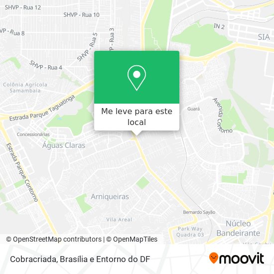 Cobracriada mapa