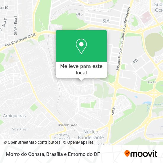 Morro do Consta mapa