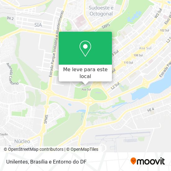 Unilentes mapa