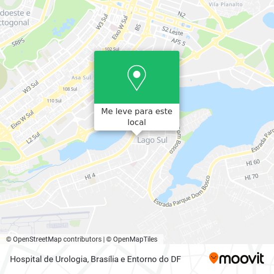 Hospital de Urologia mapa