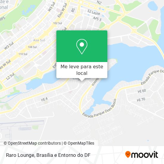 Raro Lounge mapa
