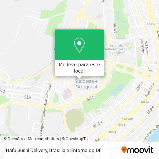 Hafu Sushi Delivery mapa