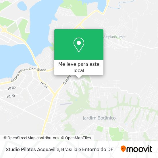 Studio Pilates Acquaville mapa