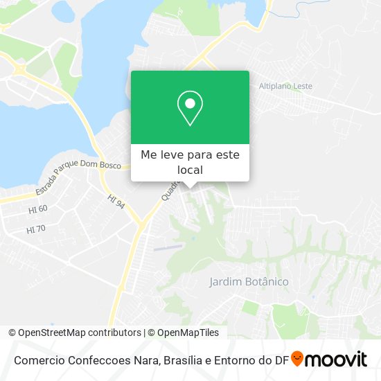 Comercio Confeccoes Nara mapa