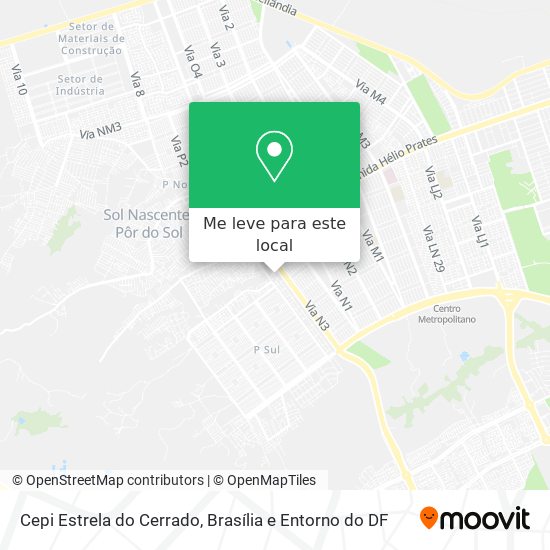 Cepi Estrela do Cerrado mapa