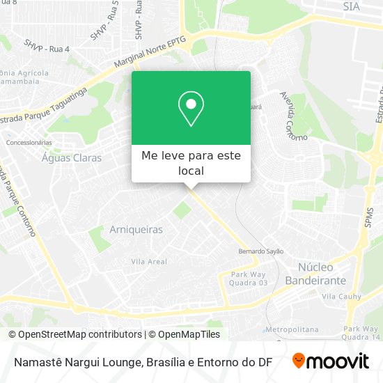 Namastê Nargui Lounge mapa