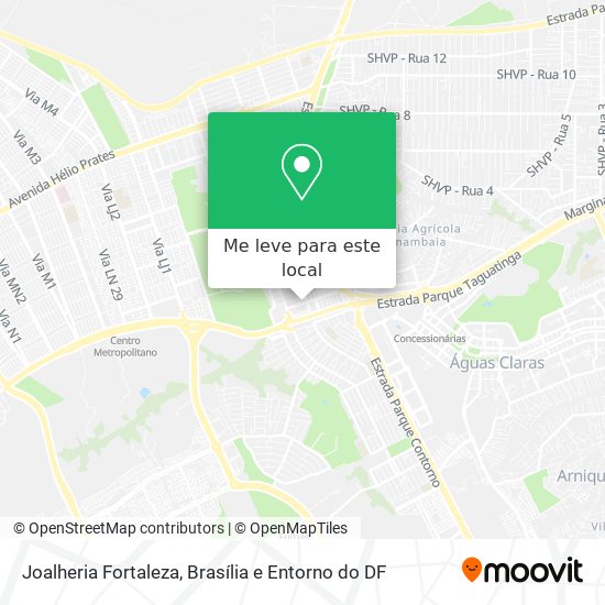 Joalheria Fortaleza mapa