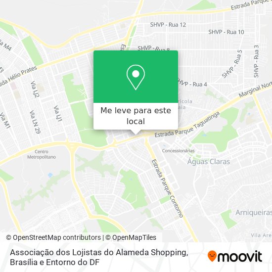 Associação dos Lojistas do Alameda Shopping mapa