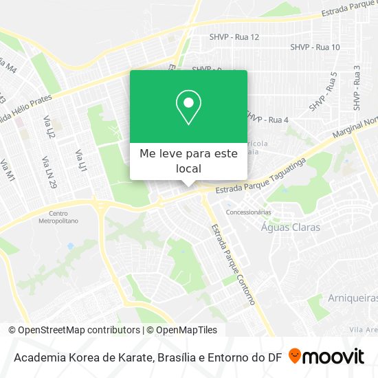 Academia Korea de Karate mapa