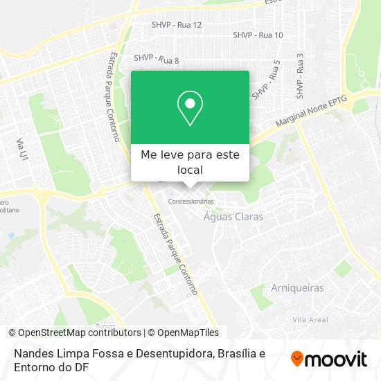 Nandes Limpa Fossa e Desentupidora mapa