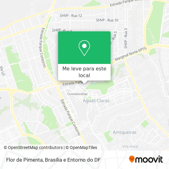 Flor de Pimenta mapa