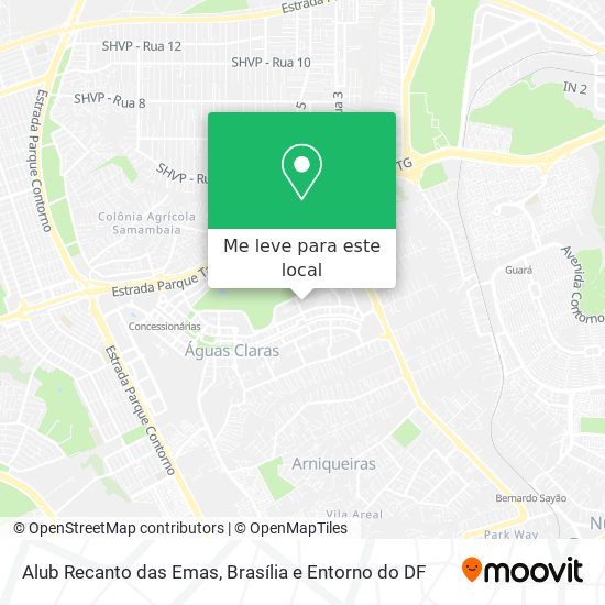 Alub Recanto das Emas mapa
