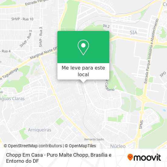 Chopp Em Casa - Puro Malte Chopp mapa