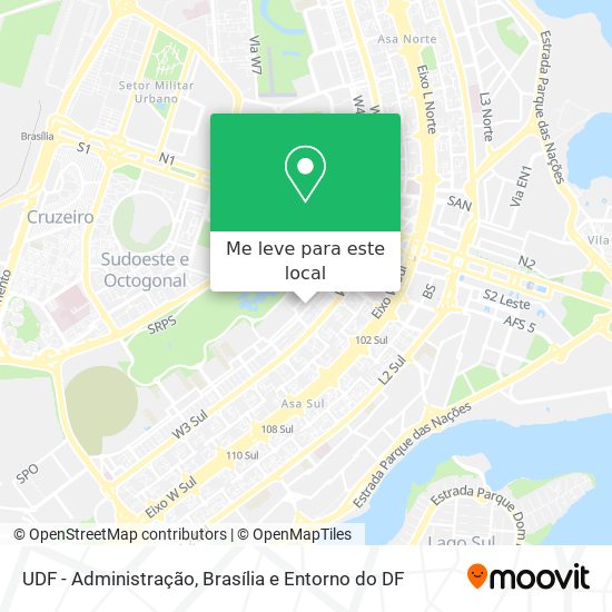 UDF - Administração mapa