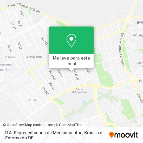 R.A. Representacoes de Medicamentos mapa