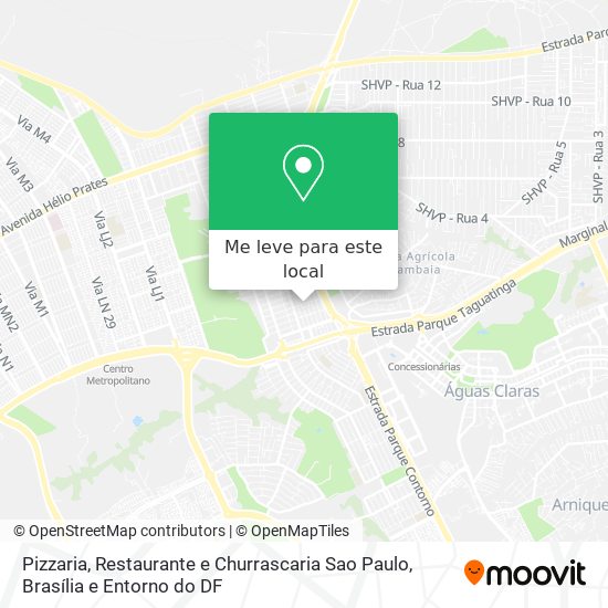 Pizzaria, Restaurante e Churrascaria Sao Paulo mapa