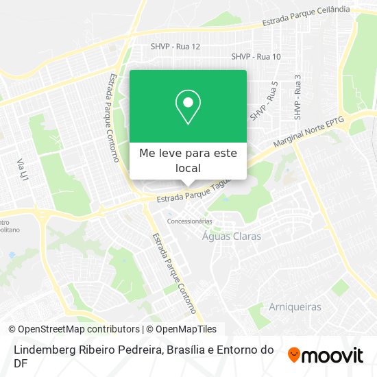 Lindemberg Ribeiro Pedreira mapa
