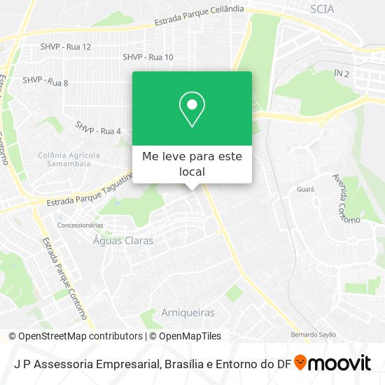 J P Assessoria Empresarial mapa