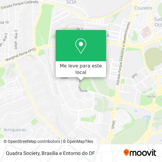 Quadra Society mapa