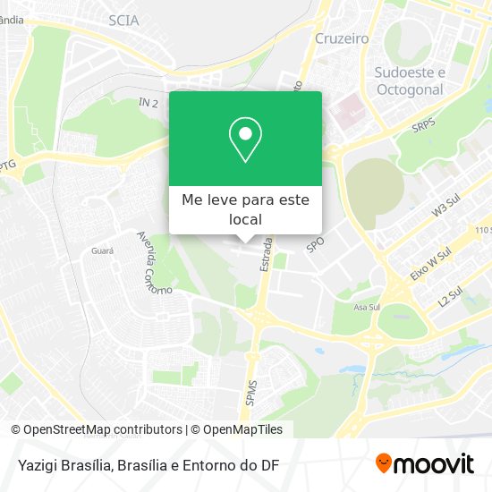 Yazigi Brasília mapa