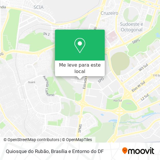 Quiosque do Rubão mapa