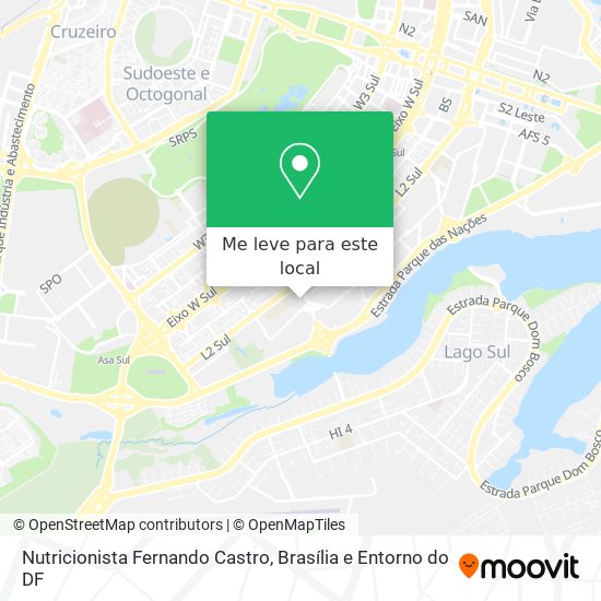 Nutricionista Fernando Castro mapa