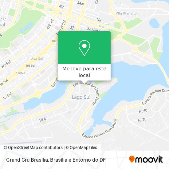 Grand Cru Brasília mapa